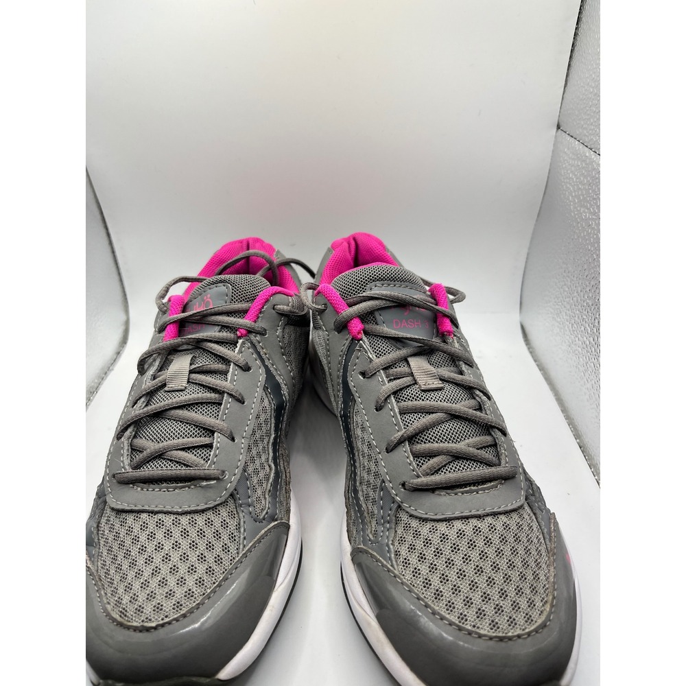 Ryka Dash 3 Women's‎ Gray Pink Running Shoes Sneakers Size 8M